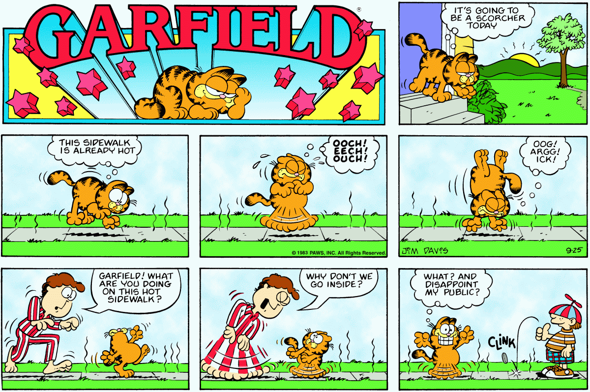 Garfield, September 25, 1983
