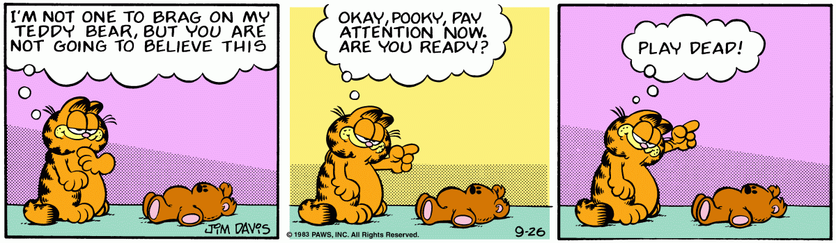 Garfield, September 26, 1983