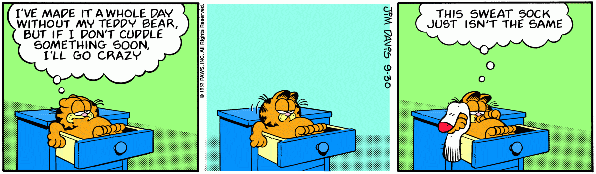 Garfield, September 30, 1983