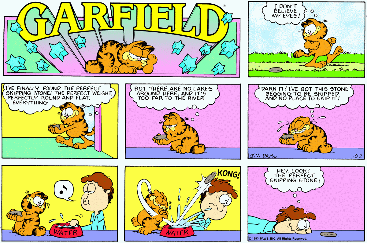 Garfield, October 2, 1983