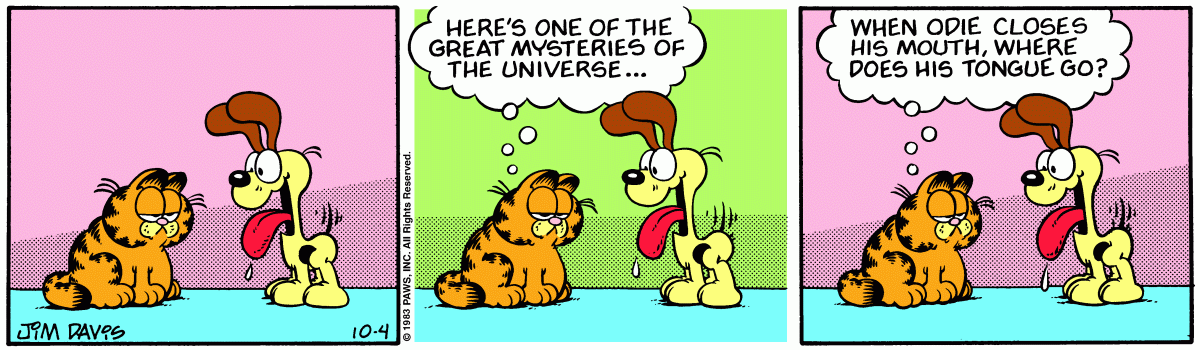 Garfield, October 4, 1983