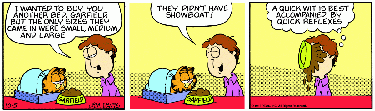 Garfield, October 5, 1983