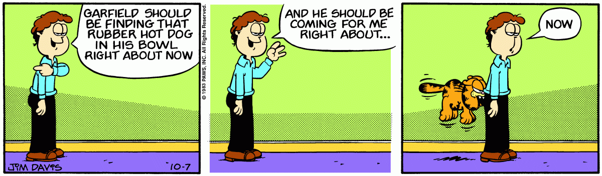 Garfield, October 7, 1983
