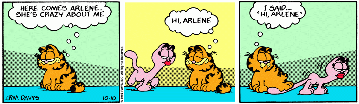 Garfield, October 10, 1983