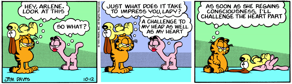 Garfield, October 12, 1983