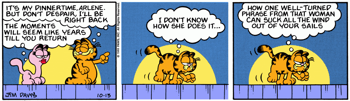 Garfield, October 13, 1983