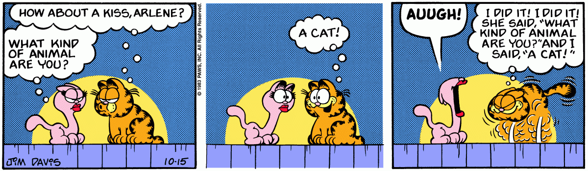Garfield, October 15, 1983
