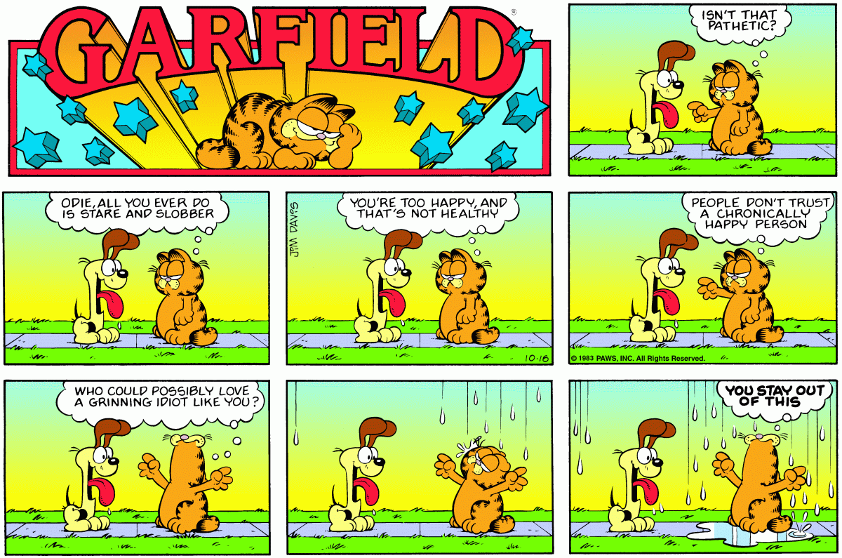 Garfield, October 16, 1983
