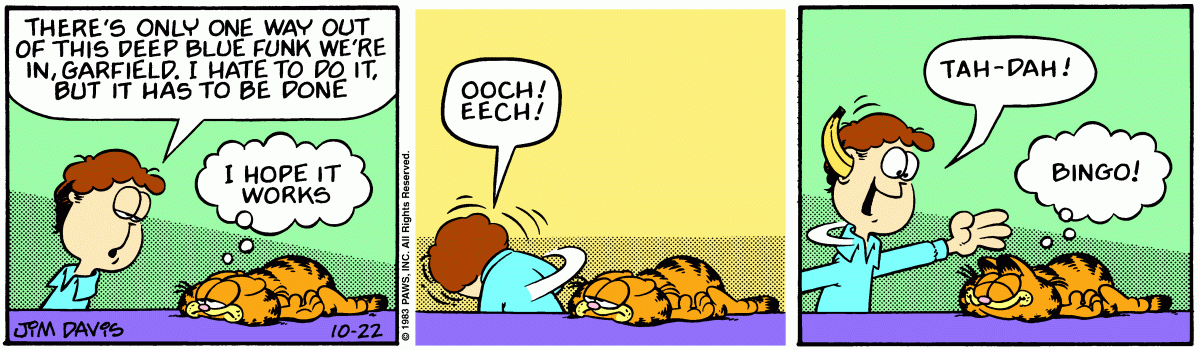 Garfield, October 22, 1983