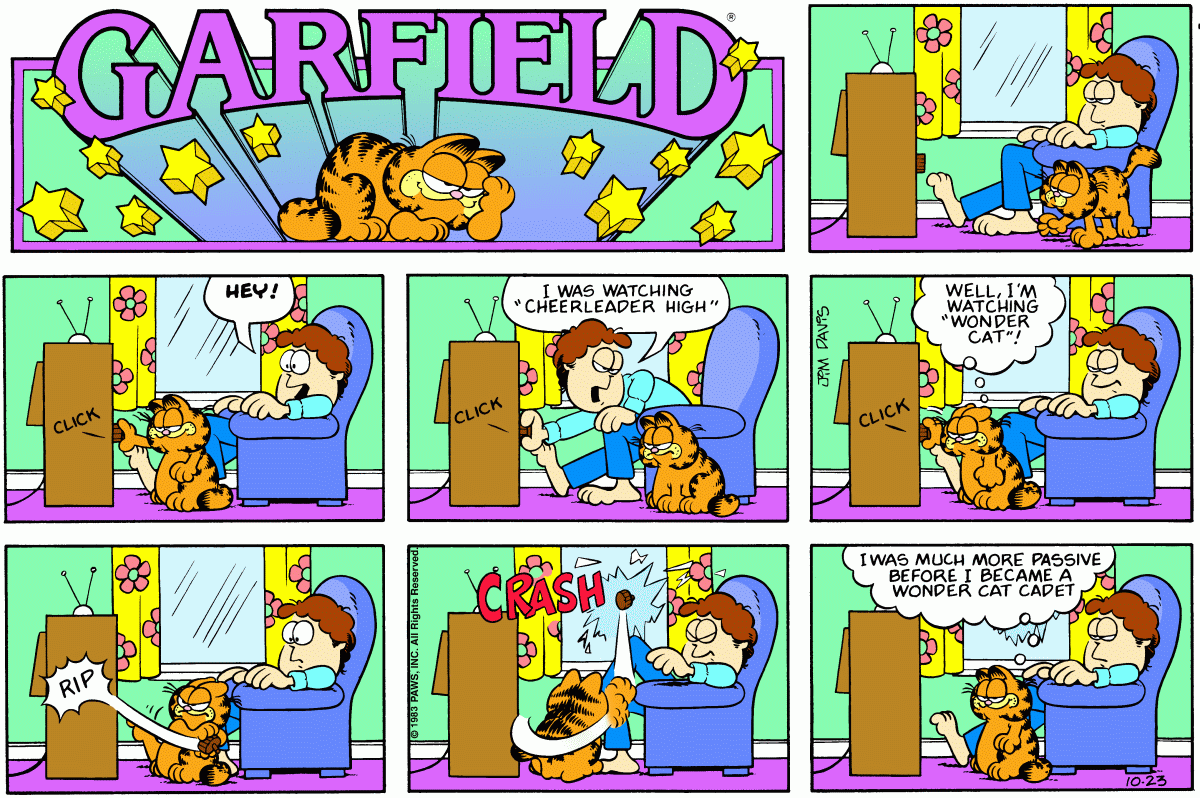 Garfield, October 23, 1983