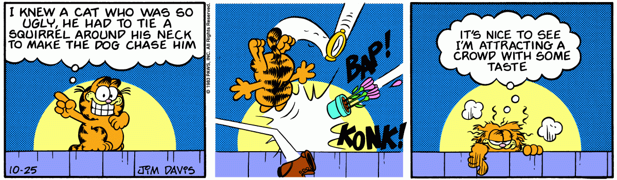 Garfield, October 25, 1983