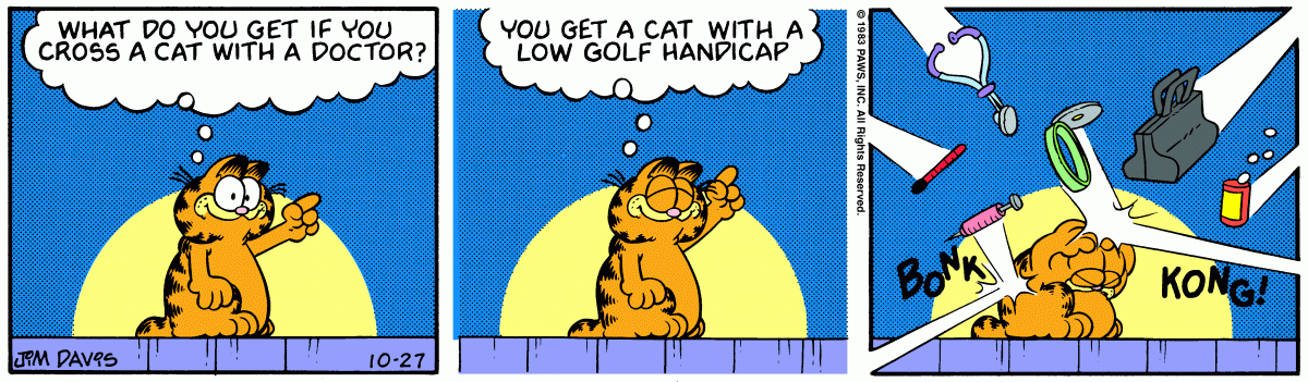Garfield, October 27, 1983