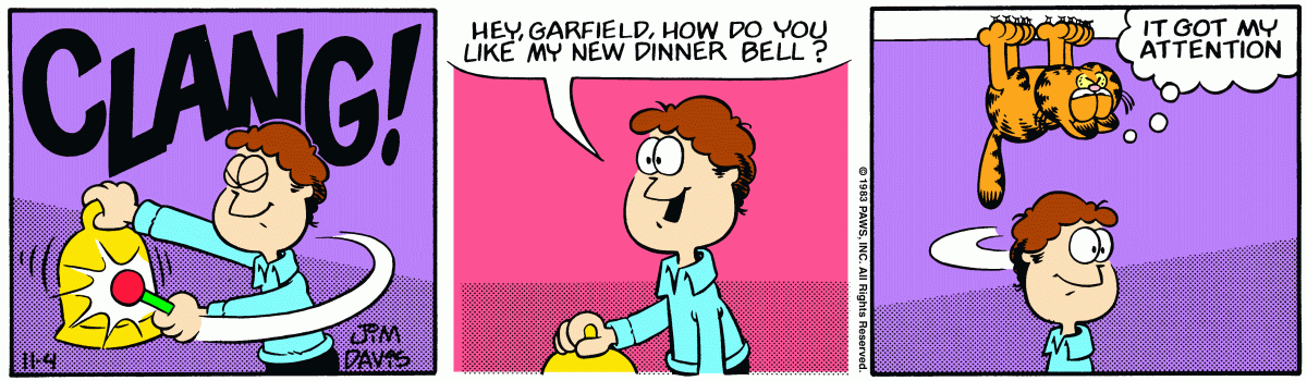 Garfield, November 4, 1983
