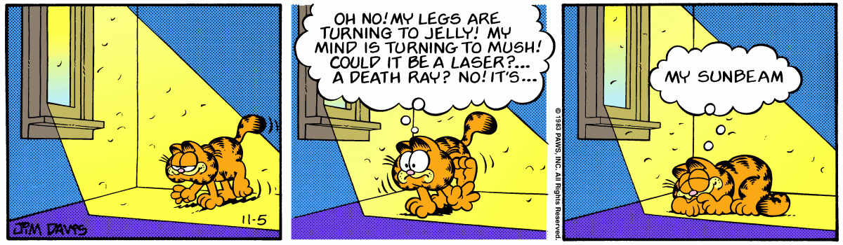 Garfield, November 5, 1983