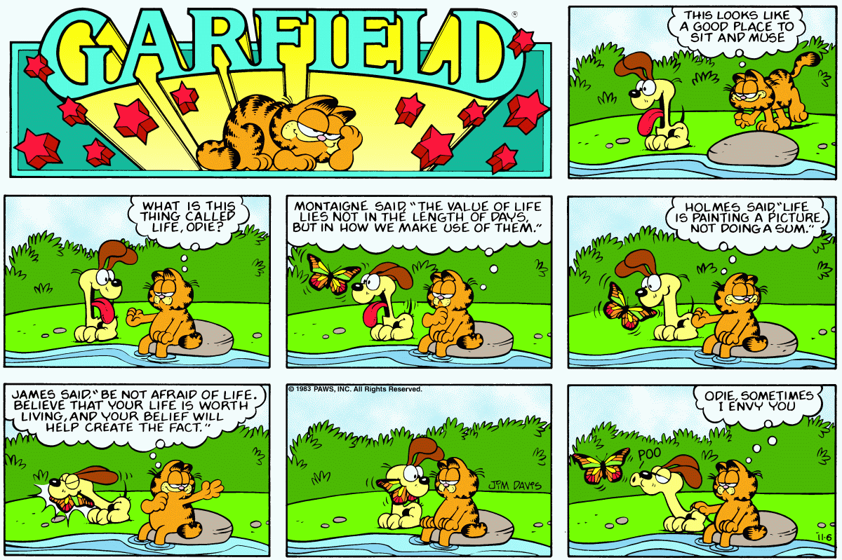 Garfield, November 6, 1983