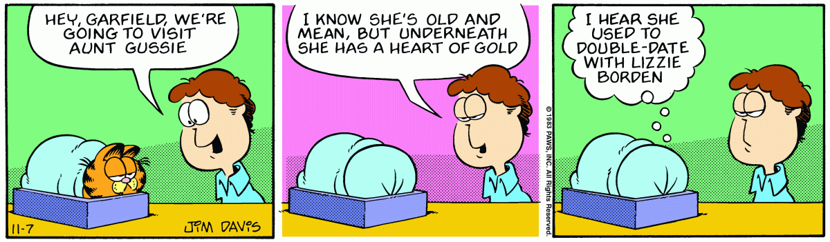 Garfield, November 7, 1983