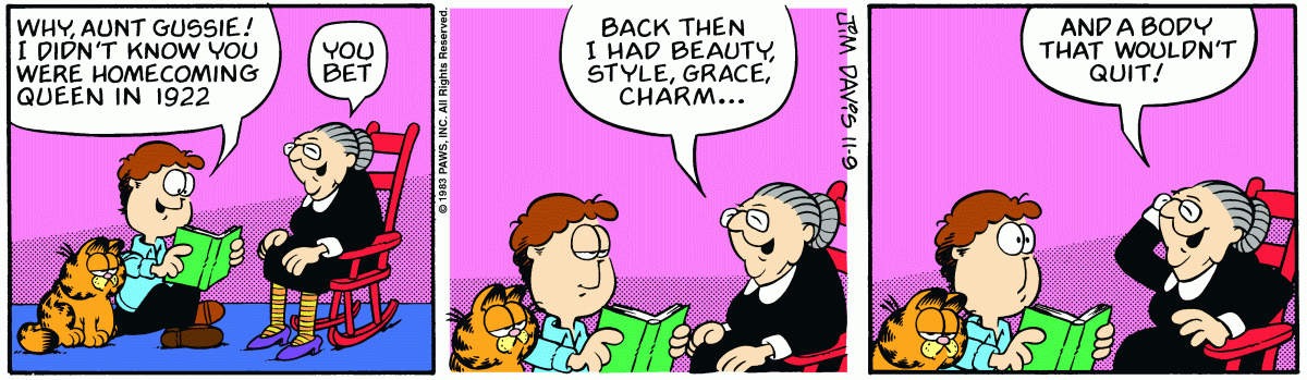 Garfield, November 9, 1983