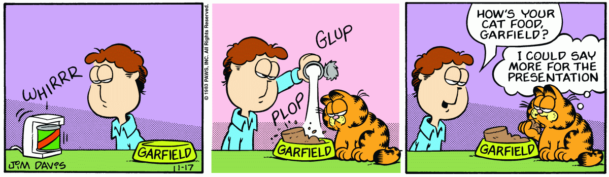 Garfield, November 17, 1983