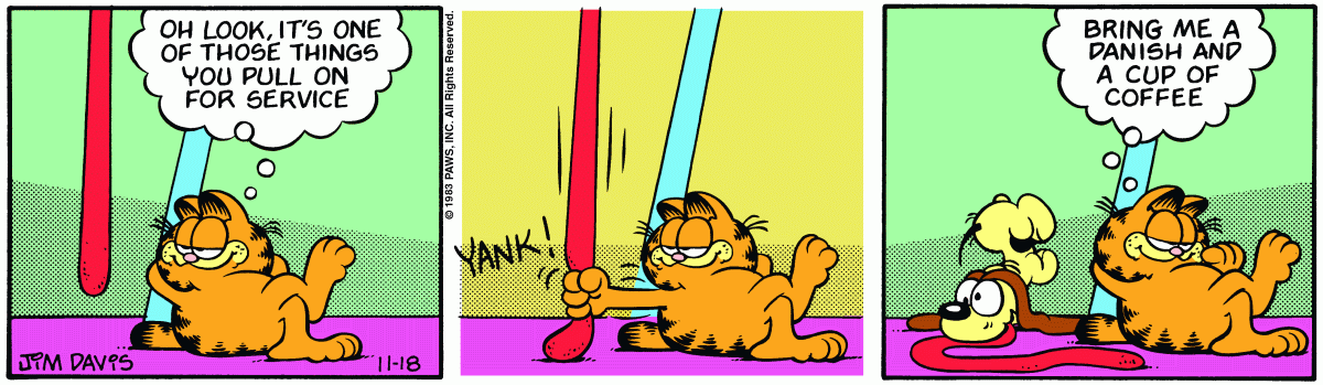 Garfield, November 18, 1983