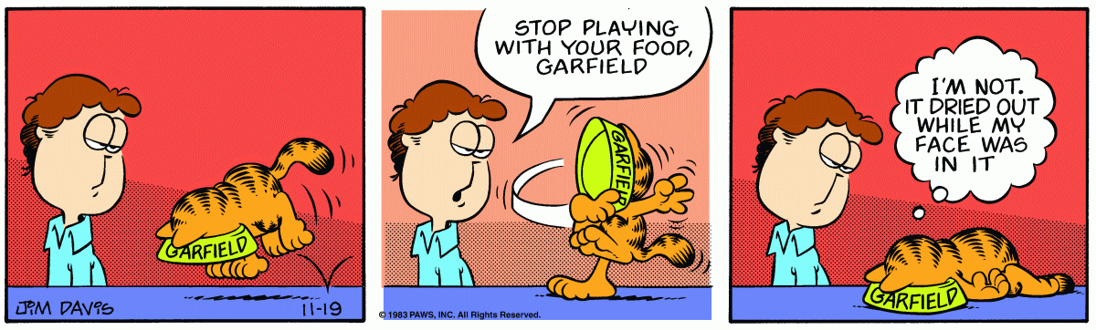 Garfield, November 19, 1983