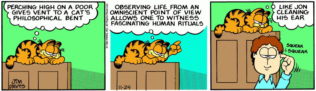 Garfield, November 24, 1983