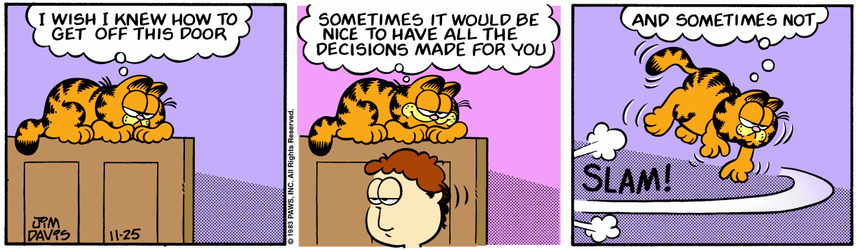Garfield, November 25, 1983