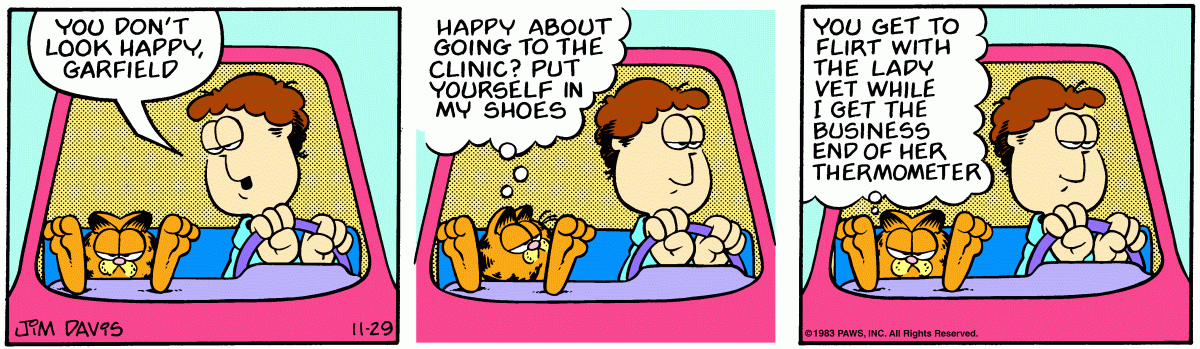 Garfield, November 29, 1983
