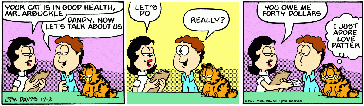 Garfield, December 2, 1983