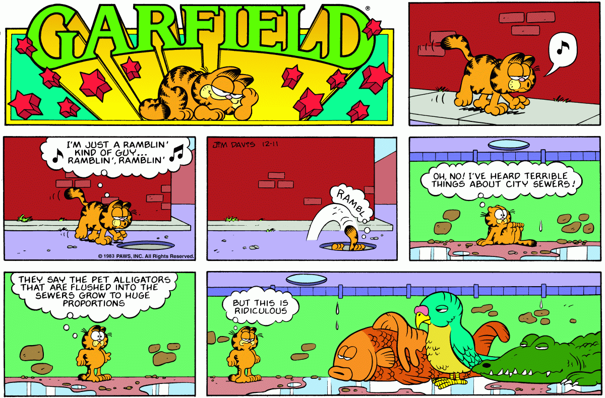 Garfield, December 11, 1983