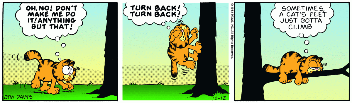 Garfield, December 12, 1983