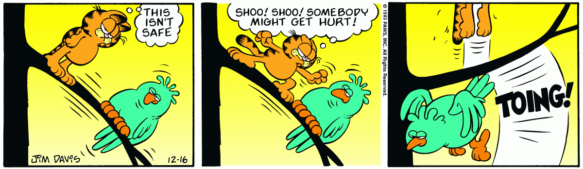 Garfield, December 16, 1983