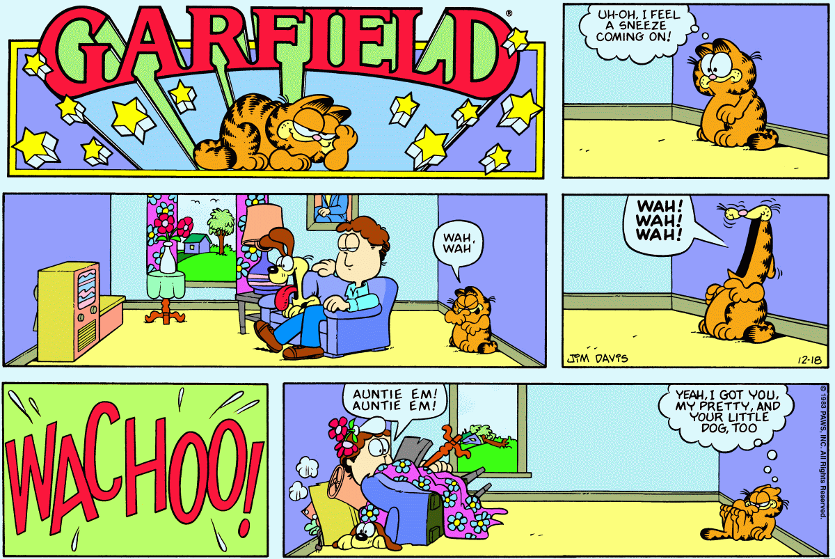 Garfield, December 18, 1983