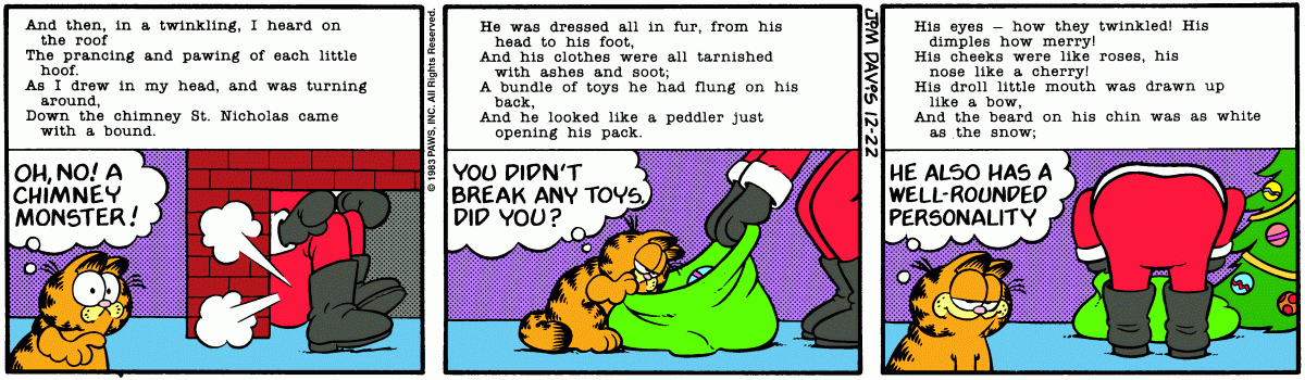 Garfield, December 22, 1983
