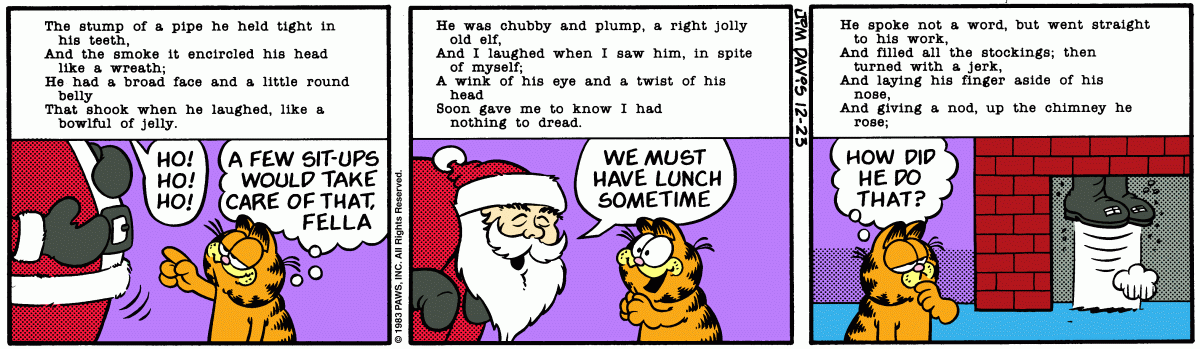Garfield, December 23, 1983