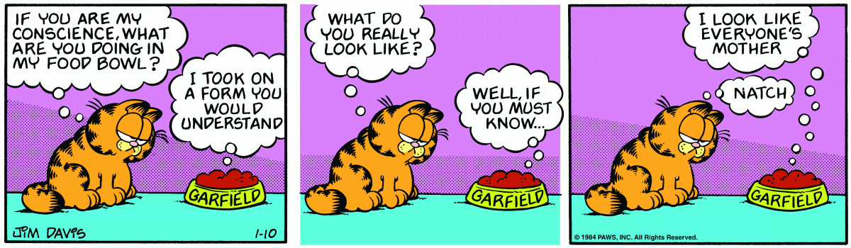Garfield, January 10, 1984