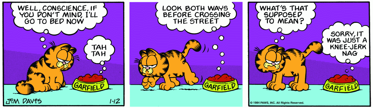 Garfield, January 12, 1984