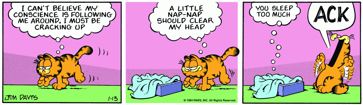 Garfield, January 13, 1984