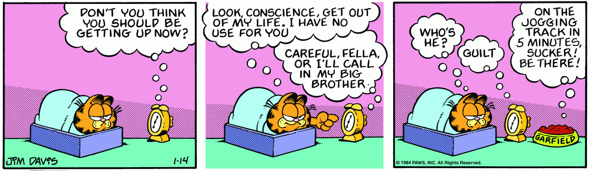 Garfield, January 14, 1984