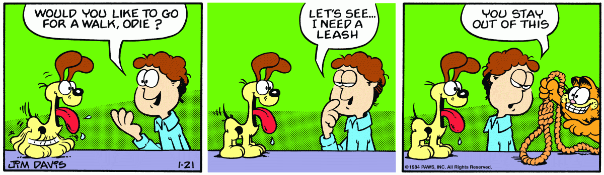 Garfield, January 21, 1984