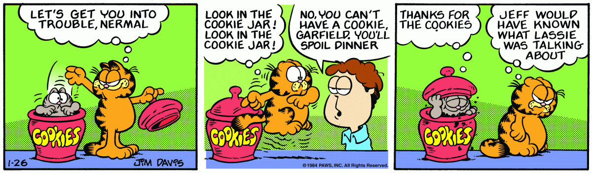 Garfield, January 26, 1984