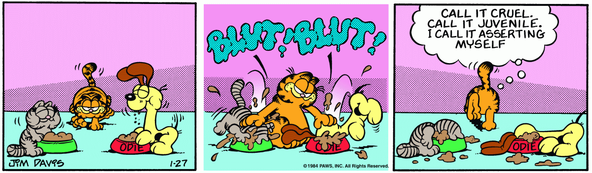 Garfield, January 27, 1984
