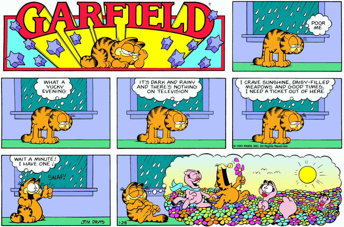 Garfield, January 29, 1984