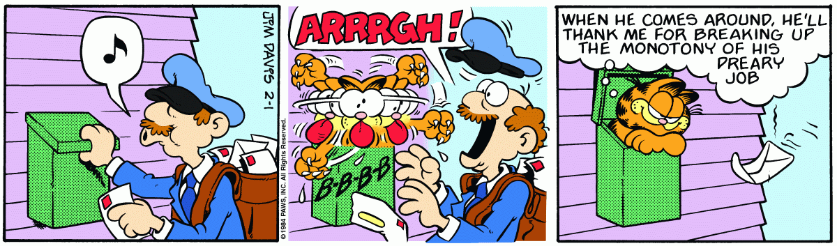 Garfield, February 1, 1984