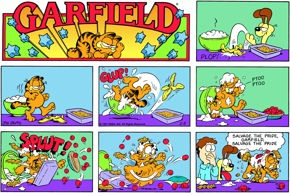 Garfield, February 5, 1984