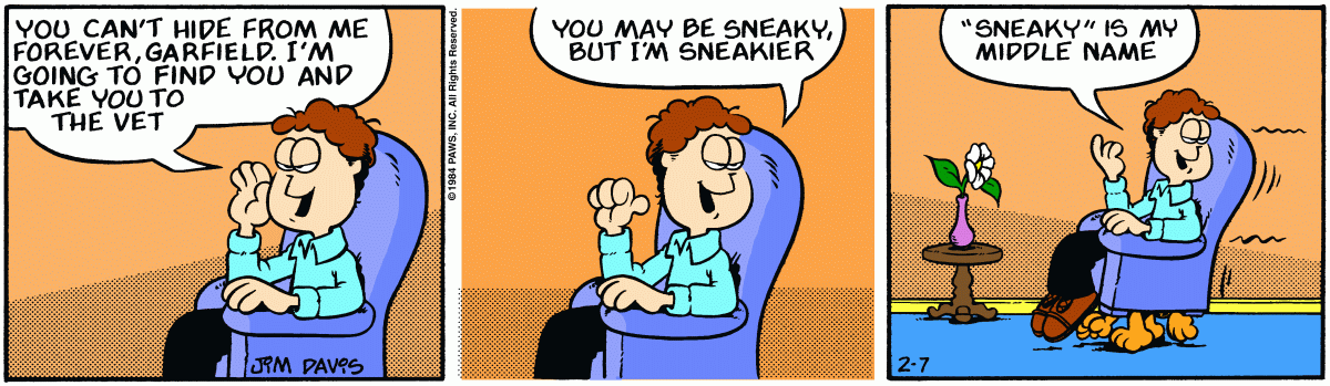 Garfield, February 7, 1984