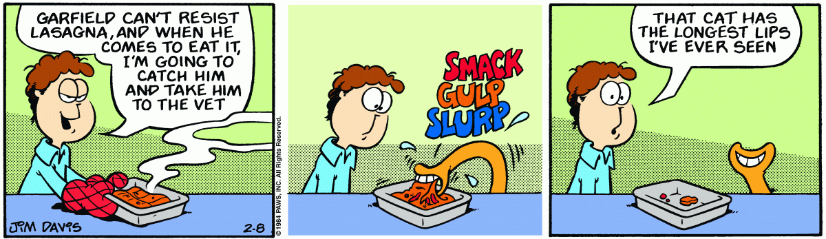 Garfield, February 8, 1984