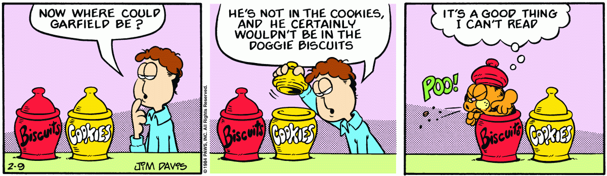 Garfield, February 9, 1984