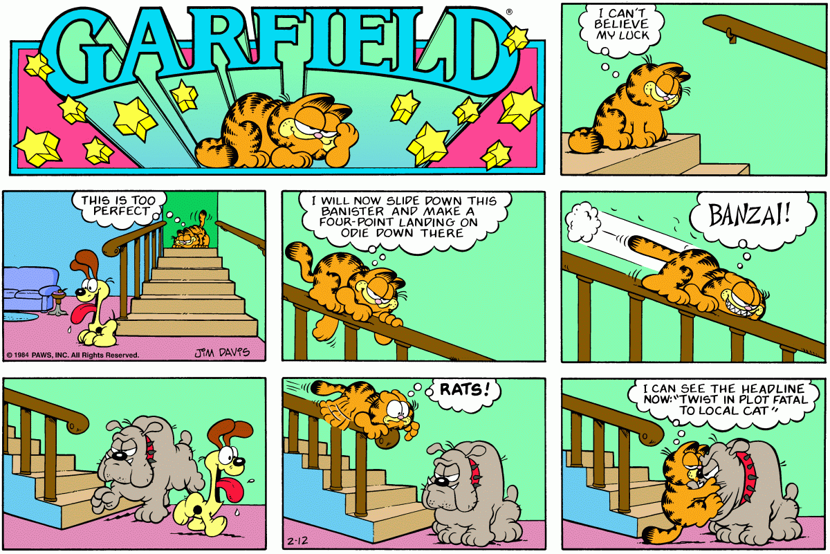 Garfield, February 12, 1984