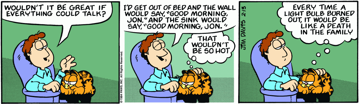 Garfield, February 13, 1984