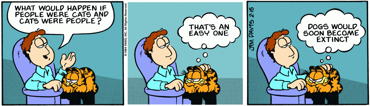 Garfield, February 15, 1984